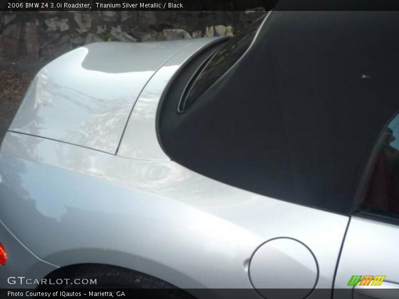 Titanium Silver Metallic / Black 2006 BMW Z4 3.0i Roadster