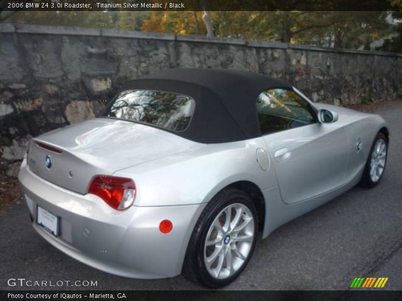 Titanium Silver Metallic / Black 2006 BMW Z4 3.0i Roadster