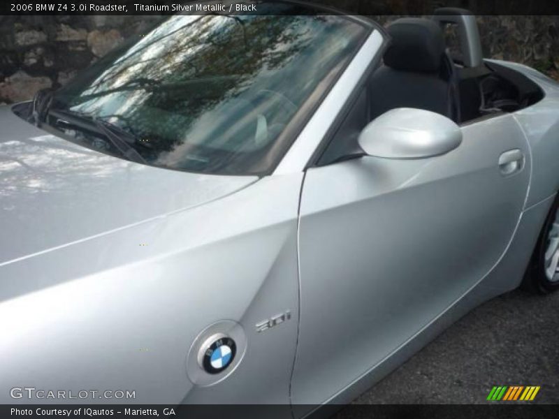 Titanium Silver Metallic / Black 2006 BMW Z4 3.0i Roadster