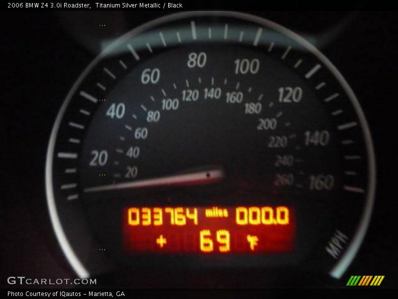 Titanium Silver Metallic / Black 2006 BMW Z4 3.0i Roadster