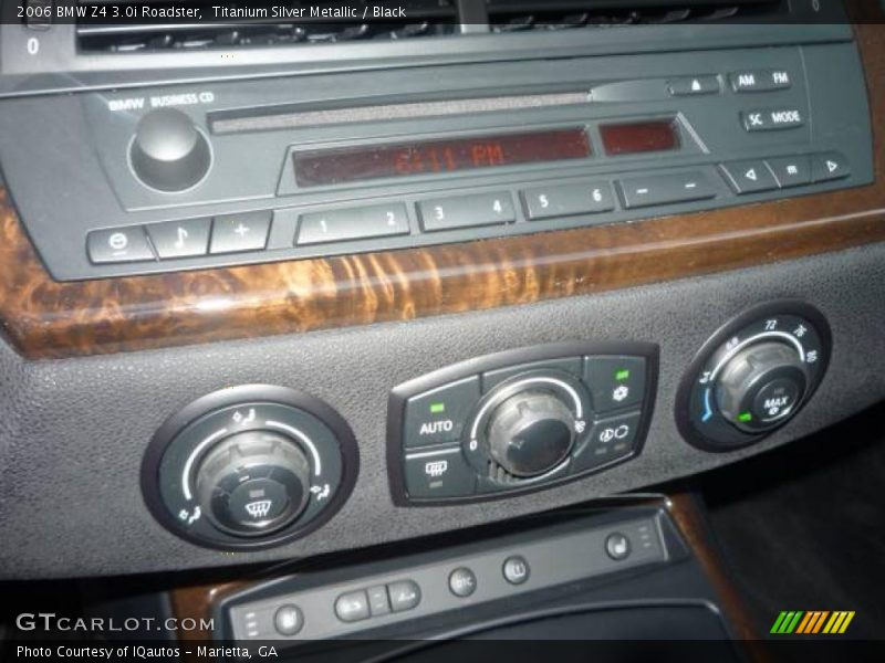 Titanium Silver Metallic / Black 2006 BMW Z4 3.0i Roadster