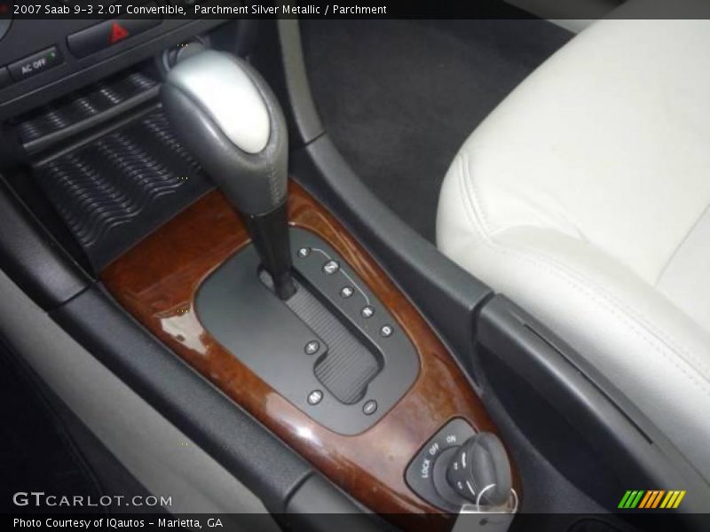 Parchment Silver Metallic / Parchment 2007 Saab 9-3 2.0T Convertible
