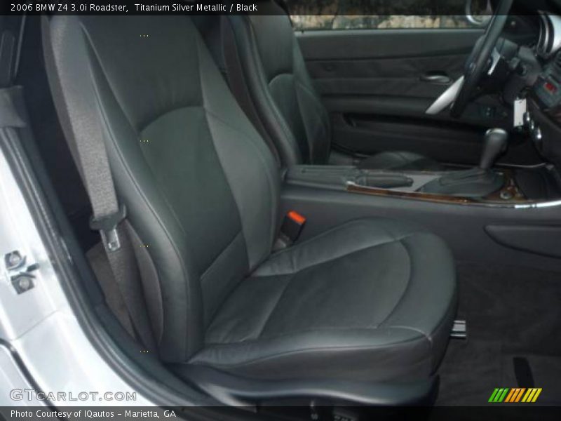 Titanium Silver Metallic / Black 2006 BMW Z4 3.0i Roadster
