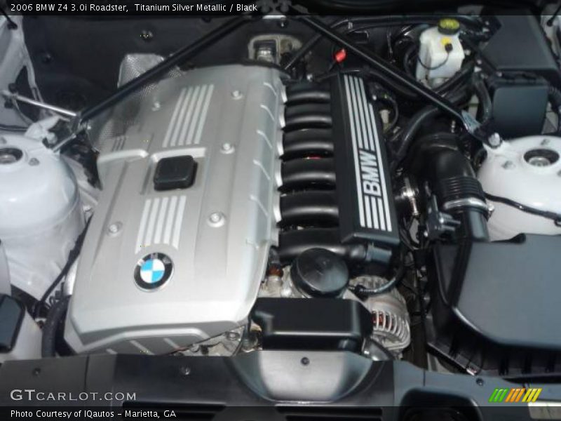 Titanium Silver Metallic / Black 2006 BMW Z4 3.0i Roadster