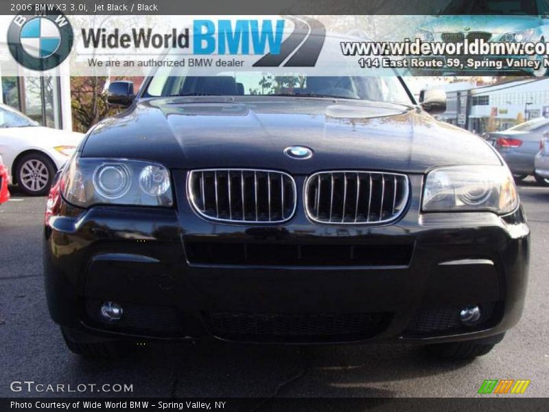 Jet Black / Black 2006 BMW X3 3.0i