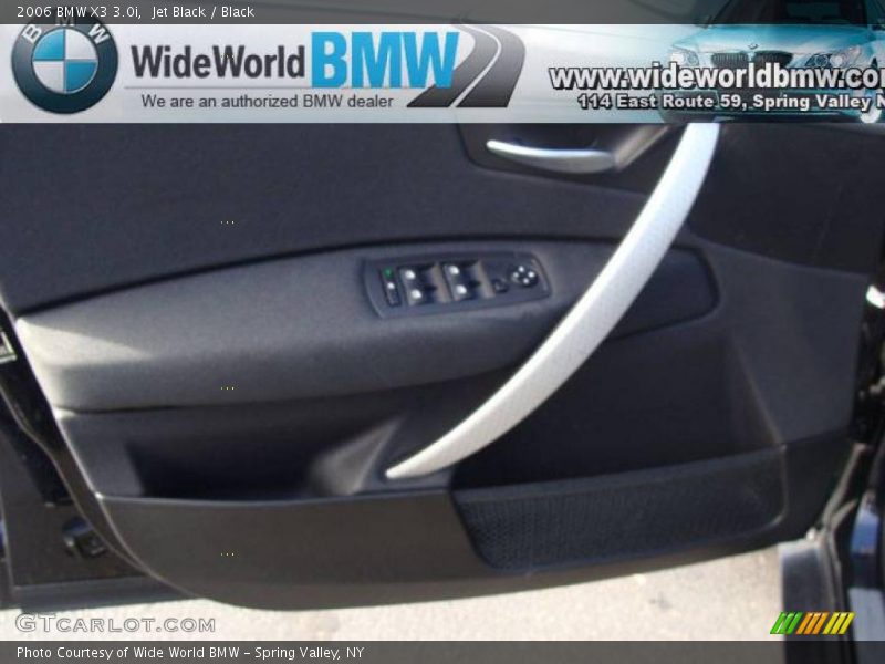 Jet Black / Black 2006 BMW X3 3.0i