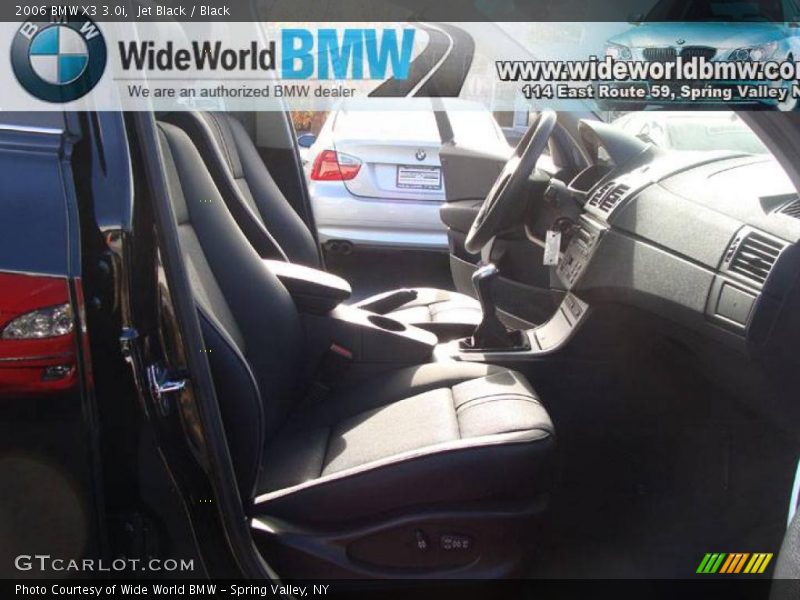 Jet Black / Black 2006 BMW X3 3.0i