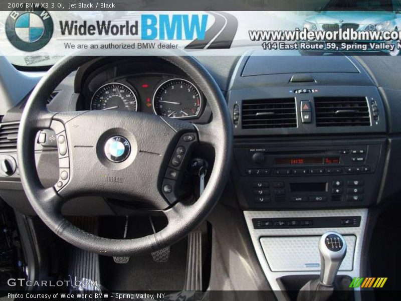 Jet Black / Black 2006 BMW X3 3.0i
