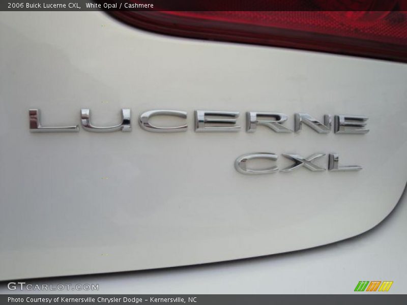 White Opal / Cashmere 2006 Buick Lucerne CXL