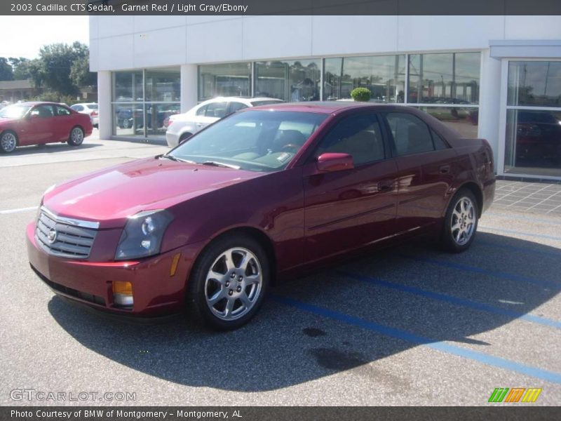 Garnet Red / Light Gray/Ebony 2003 Cadillac CTS Sedan