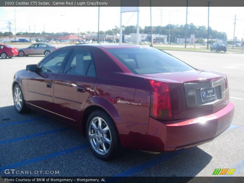 Garnet Red / Light Gray/Ebony 2003 Cadillac CTS Sedan