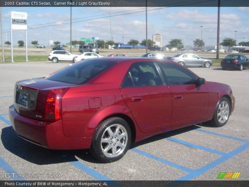 Garnet Red / Light Gray/Ebony 2003 Cadillac CTS Sedan