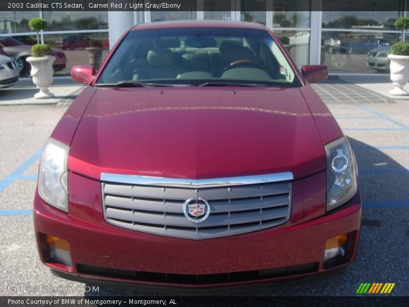 Garnet Red / Light Gray/Ebony 2003 Cadillac CTS Sedan