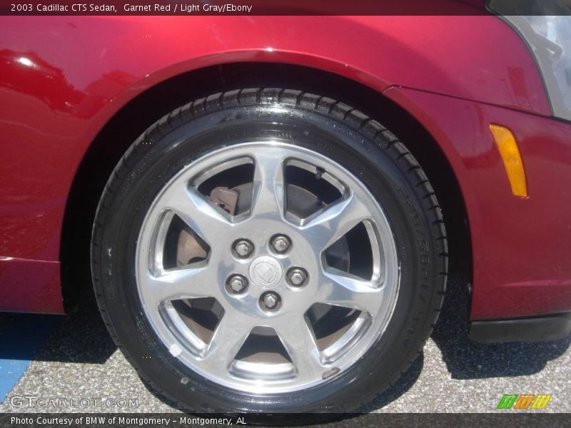 Garnet Red / Light Gray/Ebony 2003 Cadillac CTS Sedan