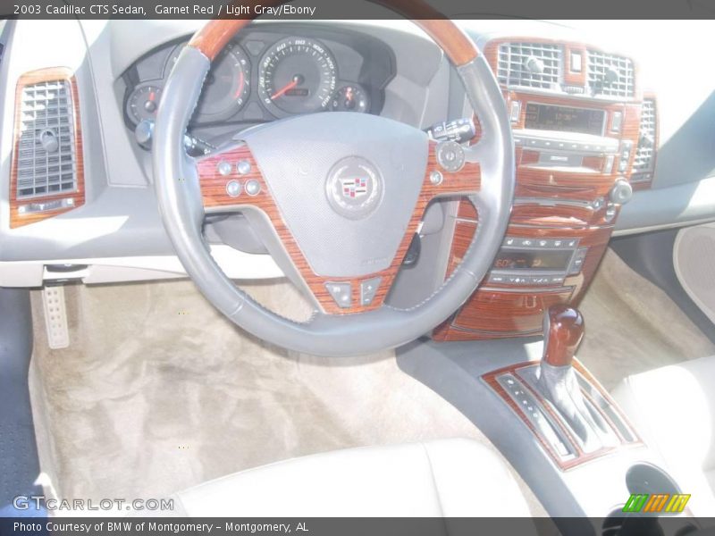 Garnet Red / Light Gray/Ebony 2003 Cadillac CTS Sedan