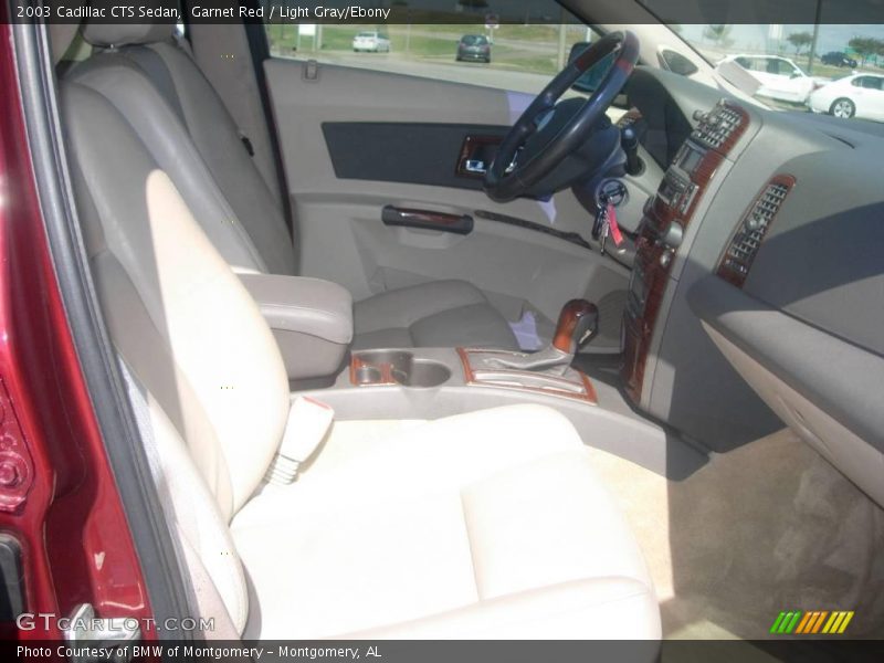 Garnet Red / Light Gray/Ebony 2003 Cadillac CTS Sedan