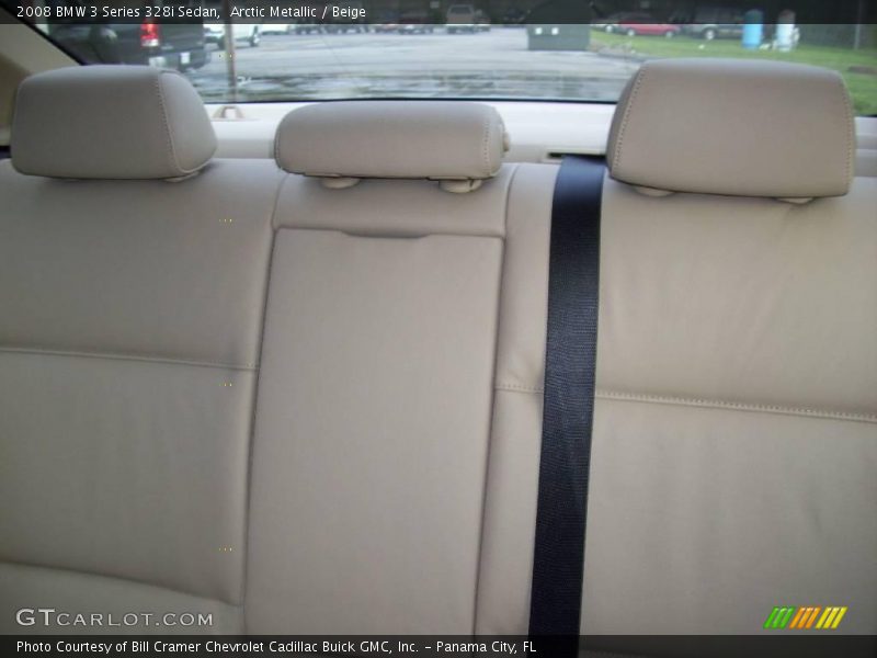 Arctic Metallic / Beige 2008 BMW 3 Series 328i Sedan