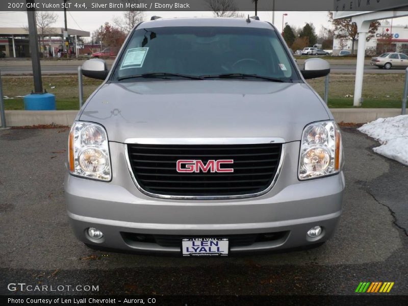 Silver Birch Metallic / Ebony Black 2007 GMC Yukon SLT 4x4