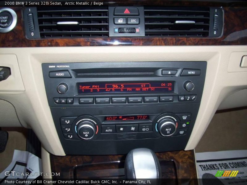 Arctic Metallic / Beige 2008 BMW 3 Series 328i Sedan