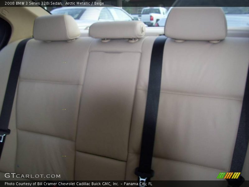 Arctic Metallic / Beige 2008 BMW 3 Series 328i Sedan