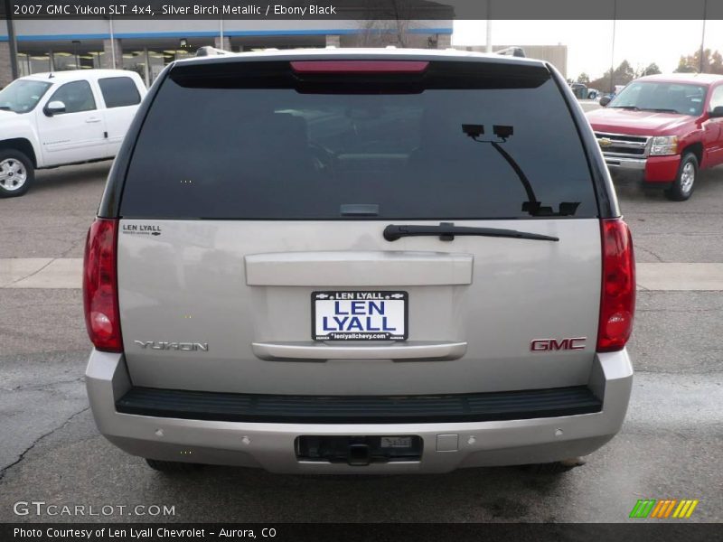 Silver Birch Metallic / Ebony Black 2007 GMC Yukon SLT 4x4