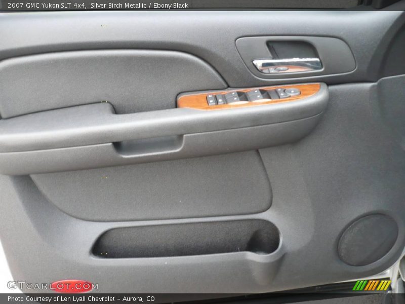 Silver Birch Metallic / Ebony Black 2007 GMC Yukon SLT 4x4