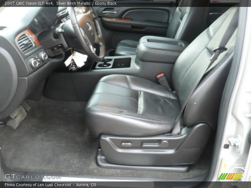 Silver Birch Metallic / Ebony Black 2007 GMC Yukon SLT 4x4