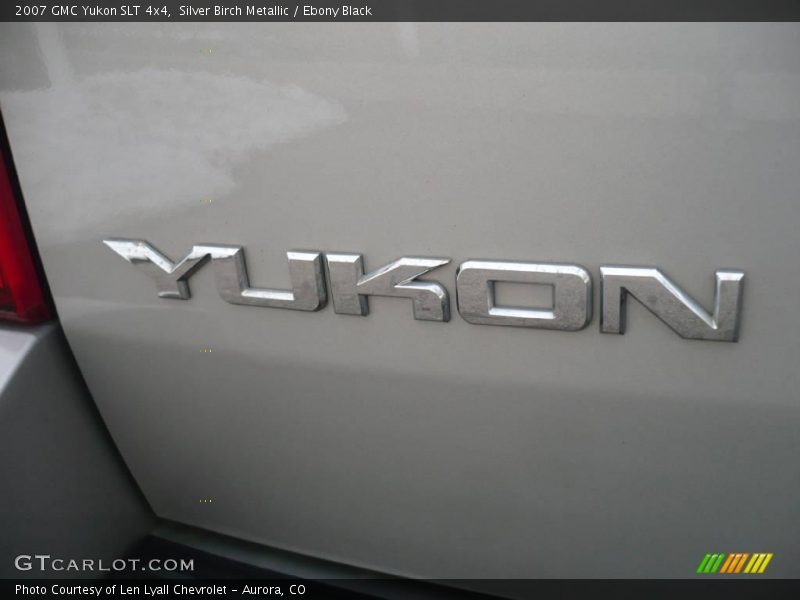 Silver Birch Metallic / Ebony Black 2007 GMC Yukon SLT 4x4