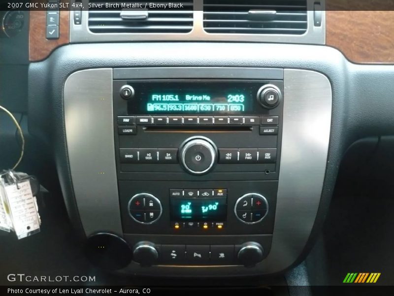 Silver Birch Metallic / Ebony Black 2007 GMC Yukon SLT 4x4