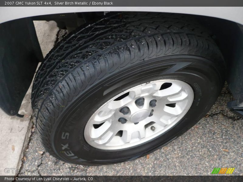 Silver Birch Metallic / Ebony Black 2007 GMC Yukon SLT 4x4