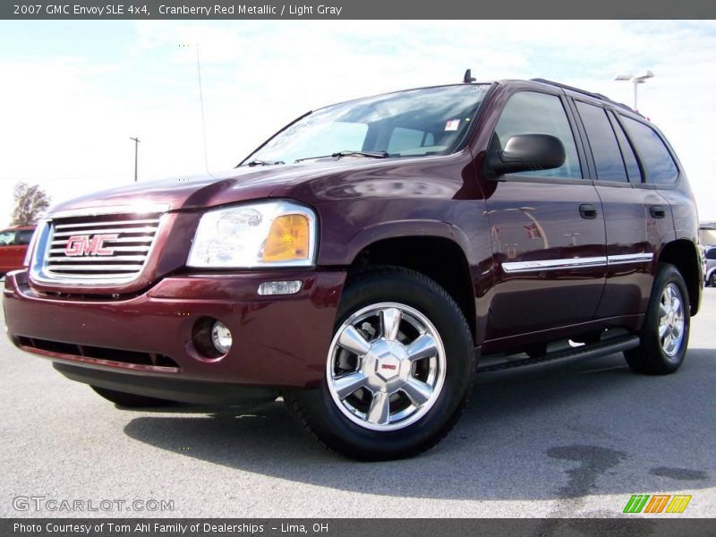 Cranberry Red Metallic / Light Gray 2007 GMC Envoy SLE 4x4