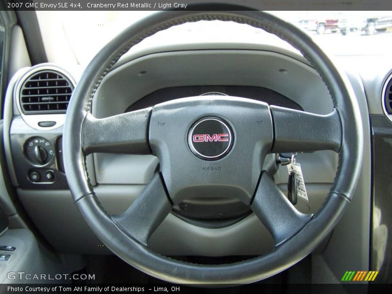 Cranberry Red Metallic / Light Gray 2007 GMC Envoy SLE 4x4