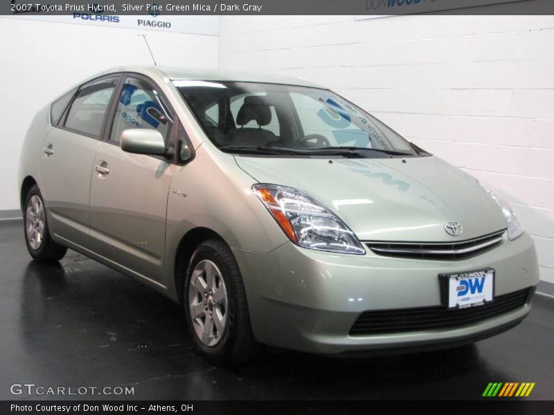 Silver Pine Green Mica / Dark Gray 2007 Toyota Prius Hybrid
