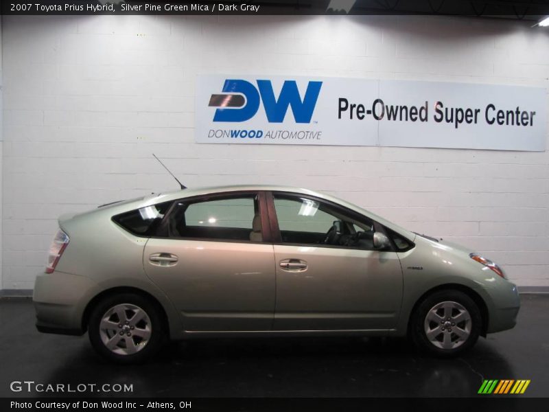 Silver Pine Green Mica / Dark Gray 2007 Toyota Prius Hybrid