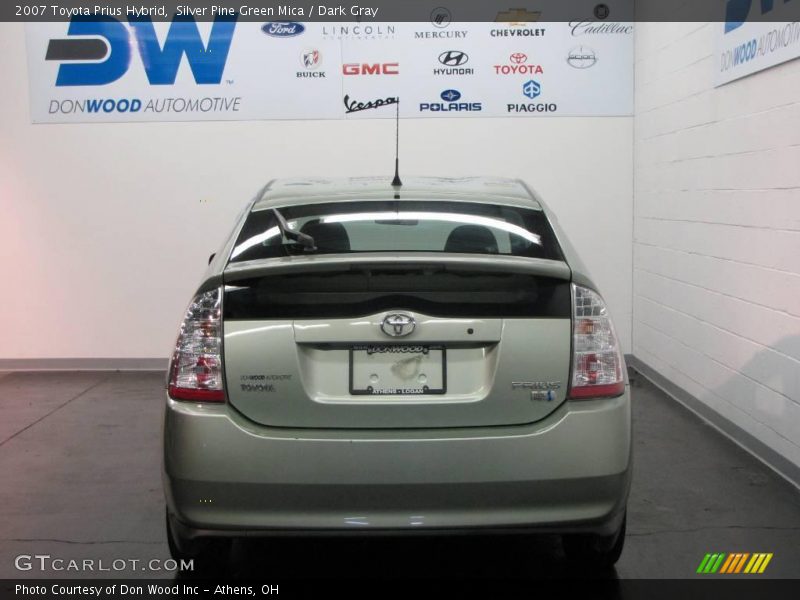 Silver Pine Green Mica / Dark Gray 2007 Toyota Prius Hybrid