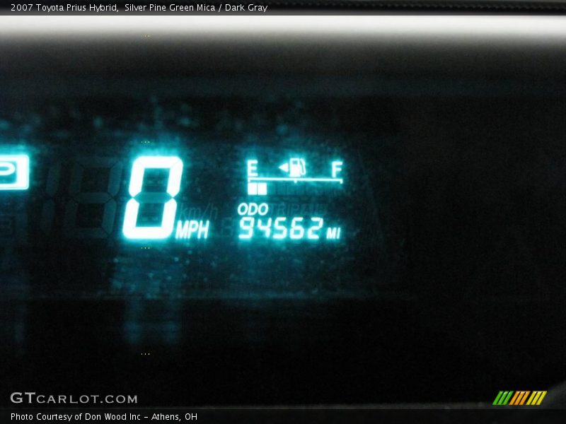 Silver Pine Green Mica / Dark Gray 2007 Toyota Prius Hybrid