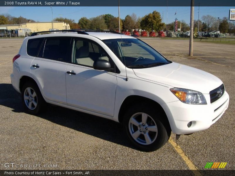 Super White / Taupe 2008 Toyota RAV4 I4