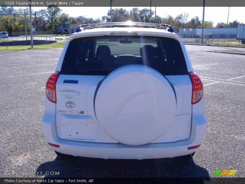 Super White / Taupe 2008 Toyota RAV4 I4