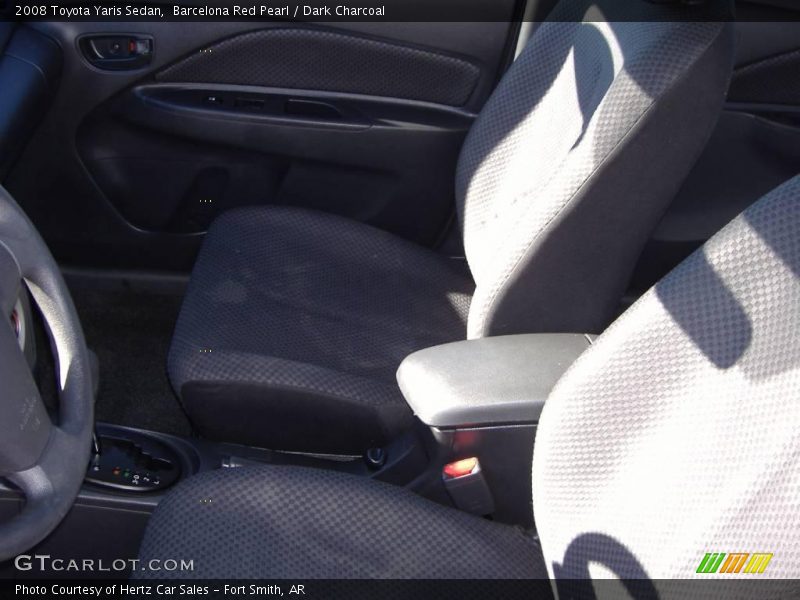 Barcelona Red Pearl / Dark Charcoal 2008 Toyota Yaris Sedan