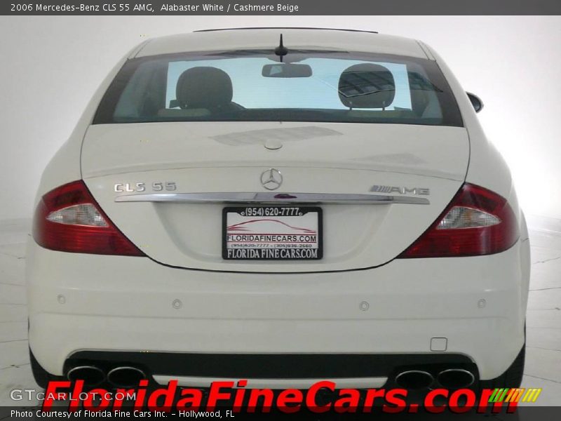 Alabaster White / Cashmere Beige 2006 Mercedes-Benz CLS 55 AMG