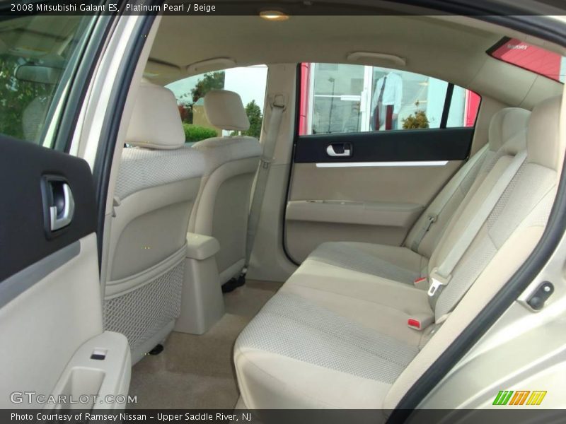 Platinum Pearl / Beige 2008 Mitsubishi Galant ES