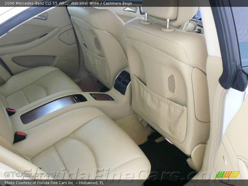 Alabaster White / Cashmere Beige 2006 Mercedes-Benz CLS 55 AMG