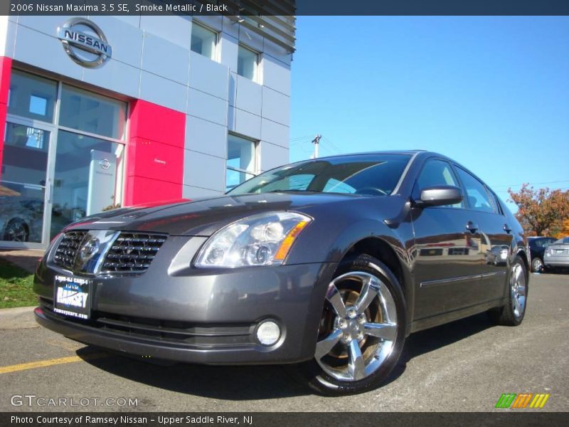 Smoke Metallic / Black 2006 Nissan Maxima 3.5 SE
