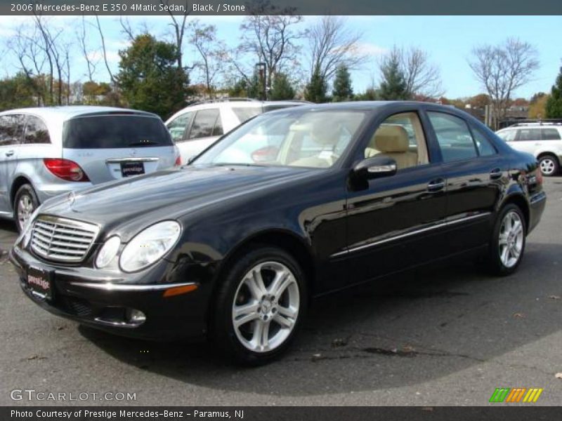 Black / Stone 2006 Mercedes-Benz E 350 4Matic Sedan