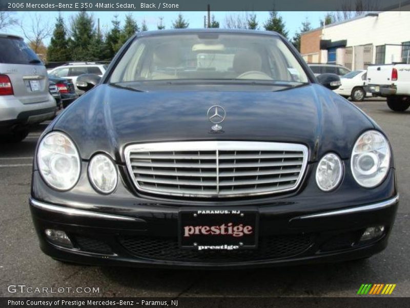 Black / Stone 2006 Mercedes-Benz E 350 4Matic Sedan