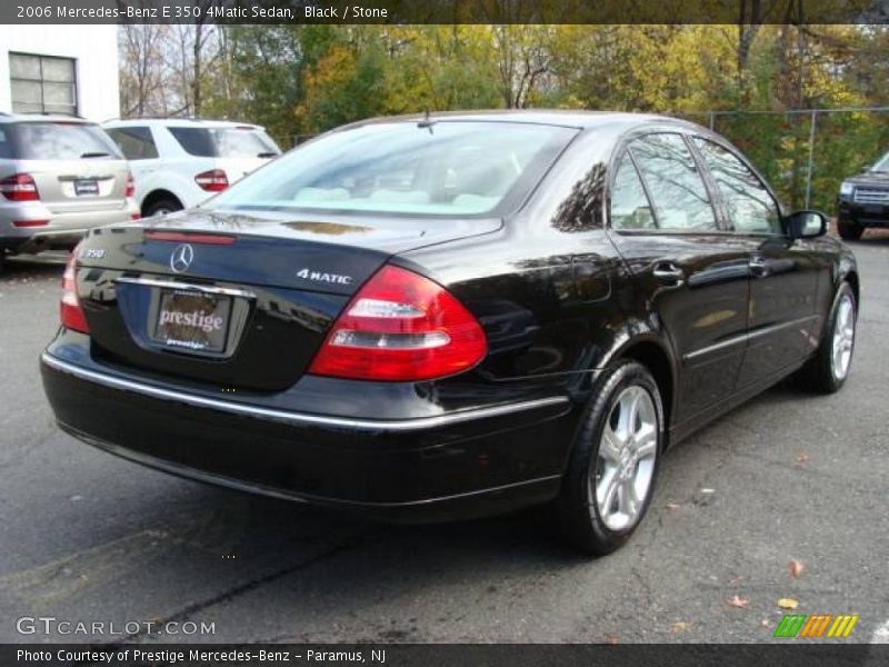 Black / Stone 2006 Mercedes-Benz E 350 4Matic Sedan