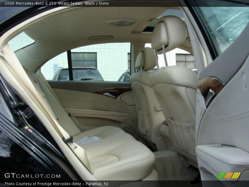 Black / Stone 2006 Mercedes-Benz E 350 4Matic Sedan