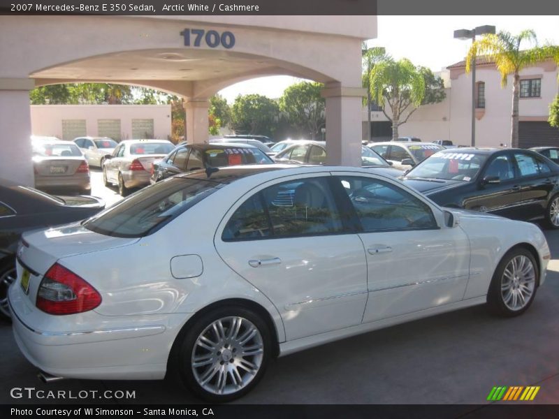 Arctic White / Cashmere 2007 Mercedes-Benz E 350 Sedan