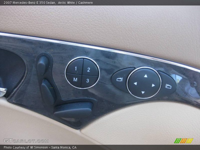 Arctic White / Cashmere 2007 Mercedes-Benz E 350 Sedan