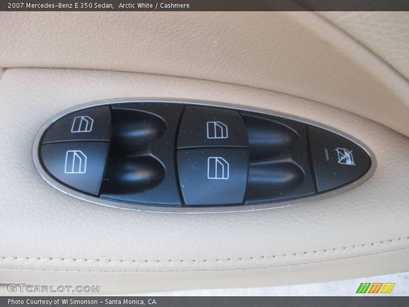Arctic White / Cashmere 2007 Mercedes-Benz E 350 Sedan